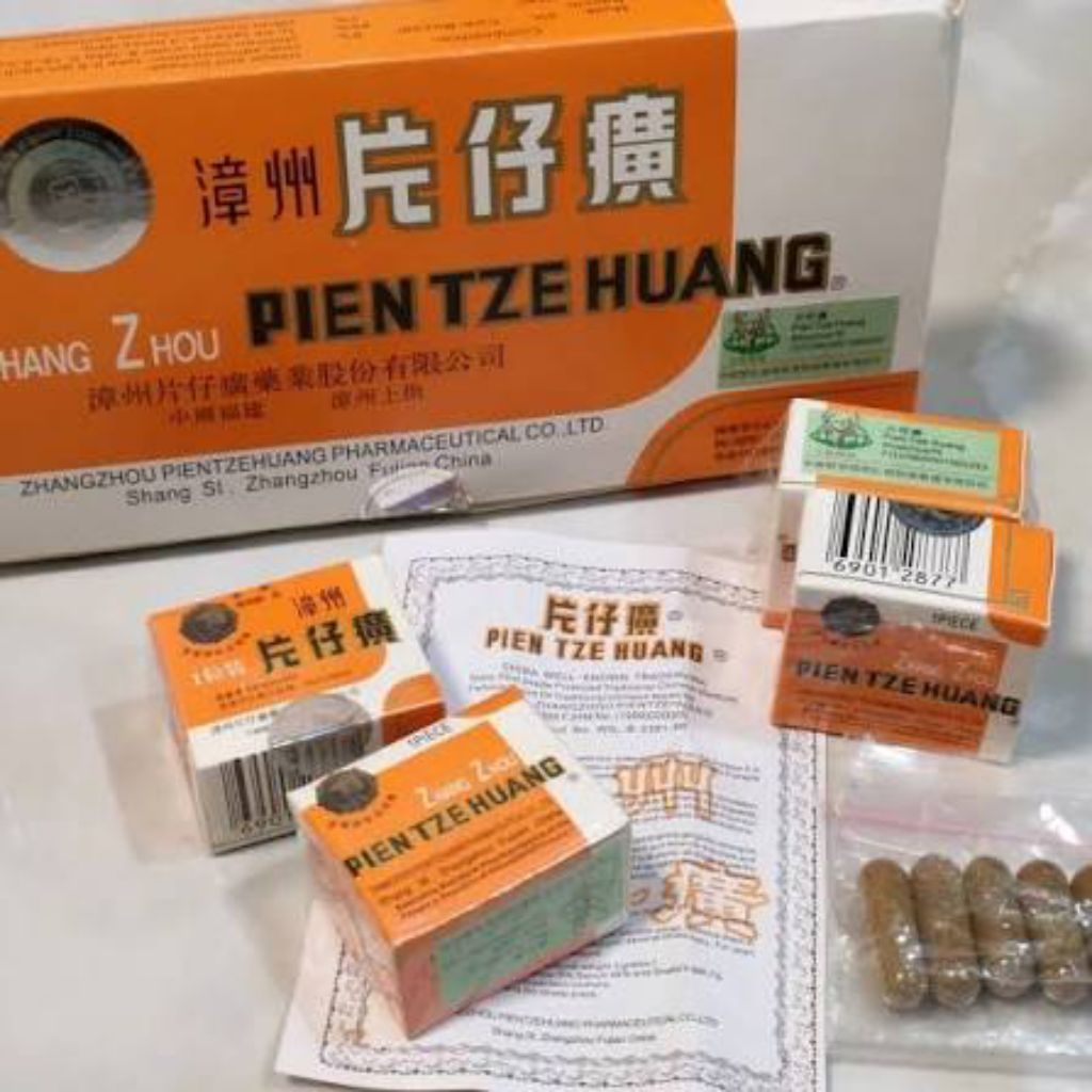 Pien Zhe Huang 6 Kapsul Original Kapsul Pasca Operasi