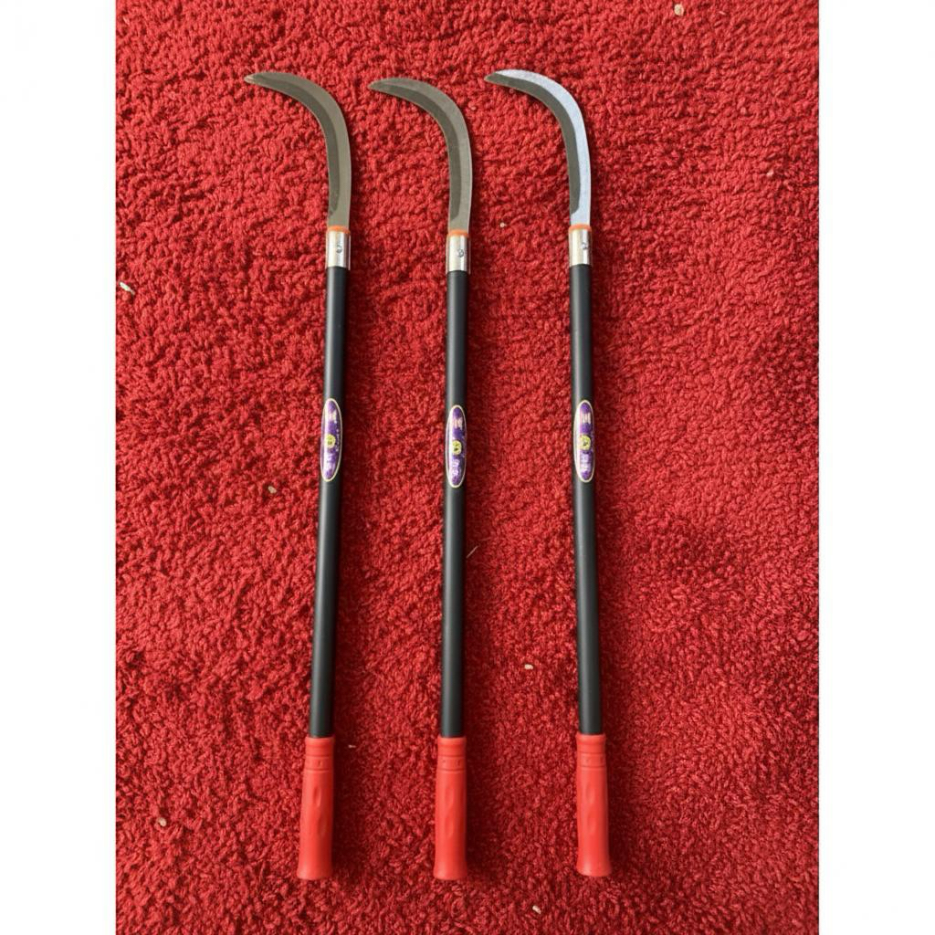 Sabit Pemetik Buah Pisang Cap Orang Asli Multifungsi Alat Penyiang Rumput Dan Kastrasi Dompet Sawit 