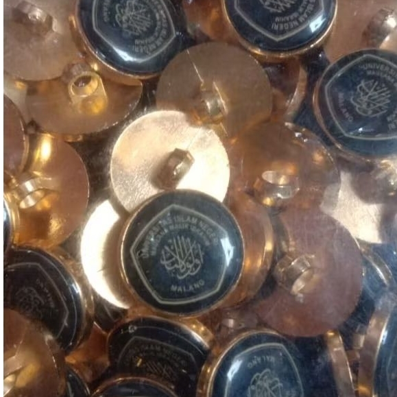 Kancing jas almamater logo UIN malang