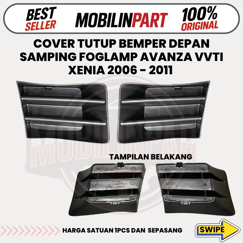 Cover Bemper Samping Foglamp Avanza Xenia Vvti 2006 - 2011
