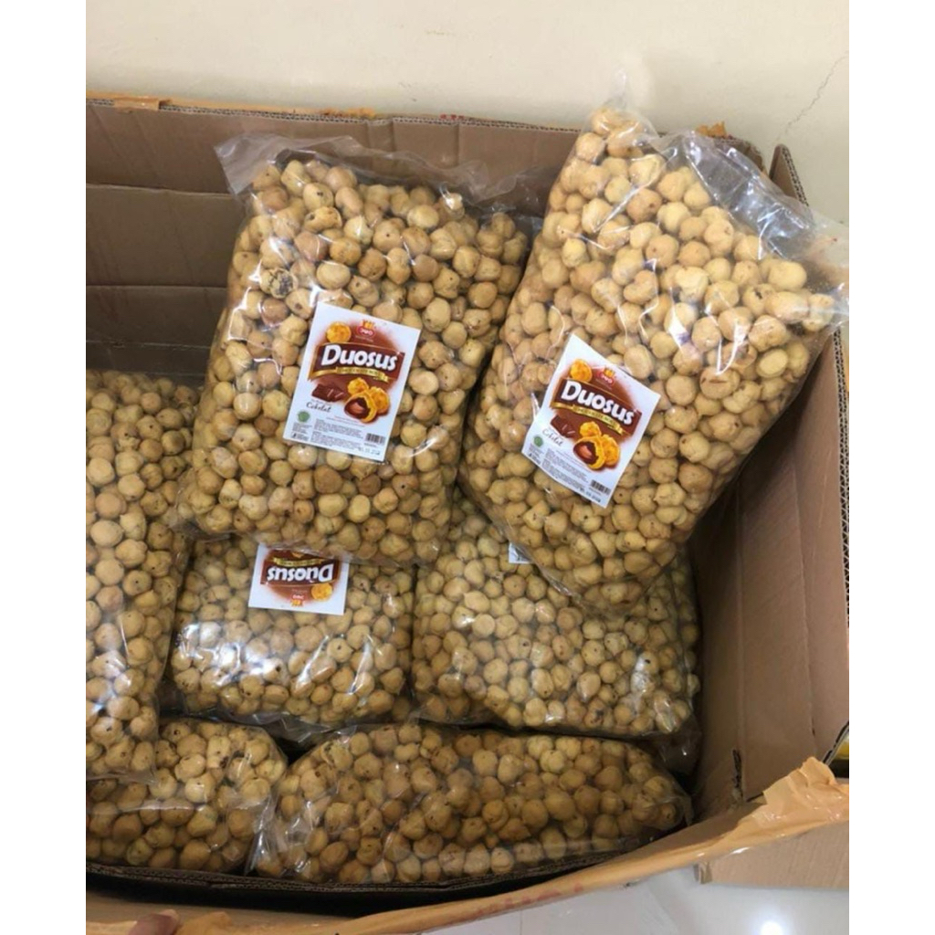 (Kemasan 2 kg) DUOSUS Soes Coklat Kering Kemasan Dus 2 Kg Rasa Dijamin Enak Coklat Lumer