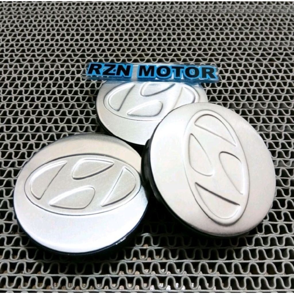 Dop roda tutup velg mobil Hyundai diameter 6 cm harga satuan