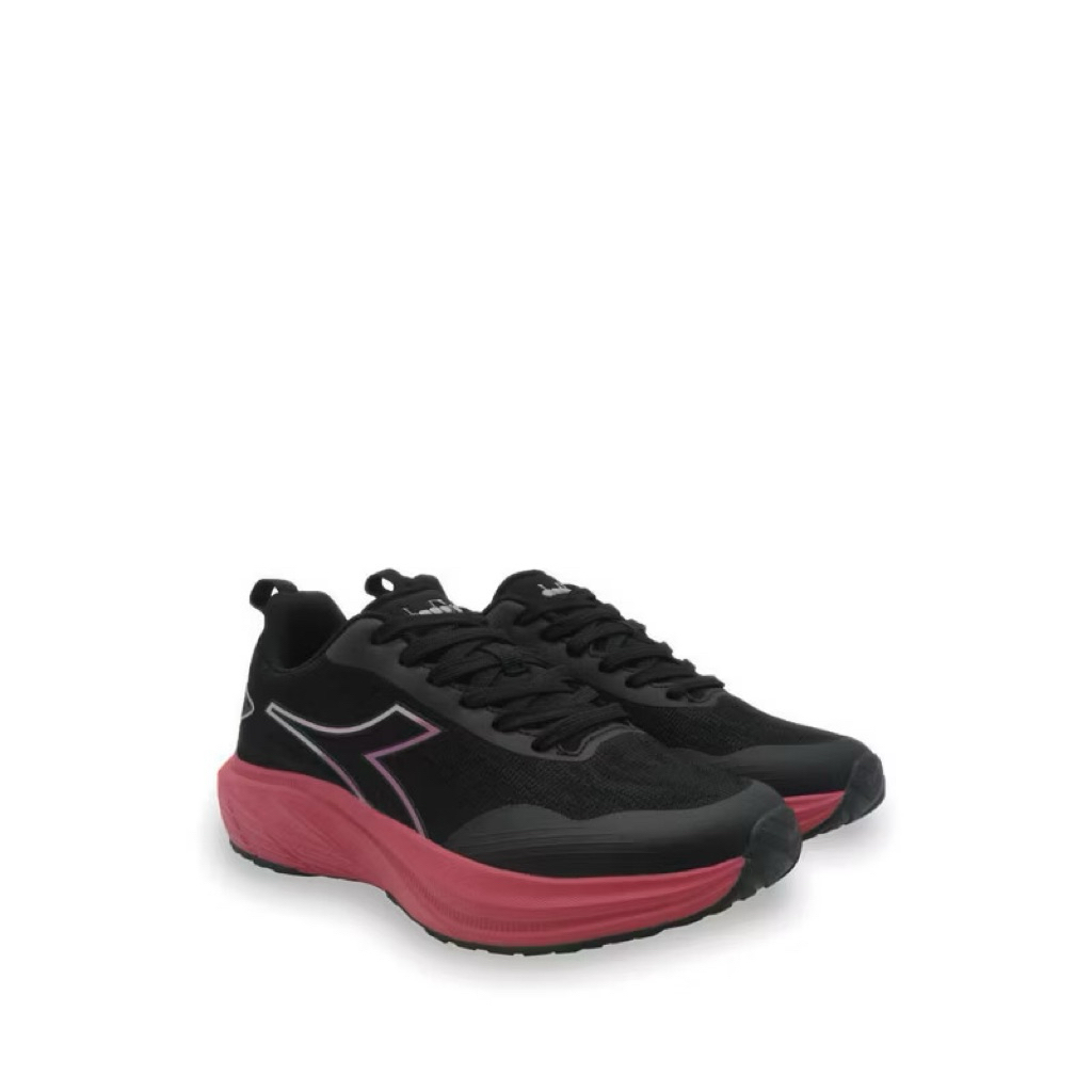 Diadora Piogia Women's Running Shoes - Black Pink PL