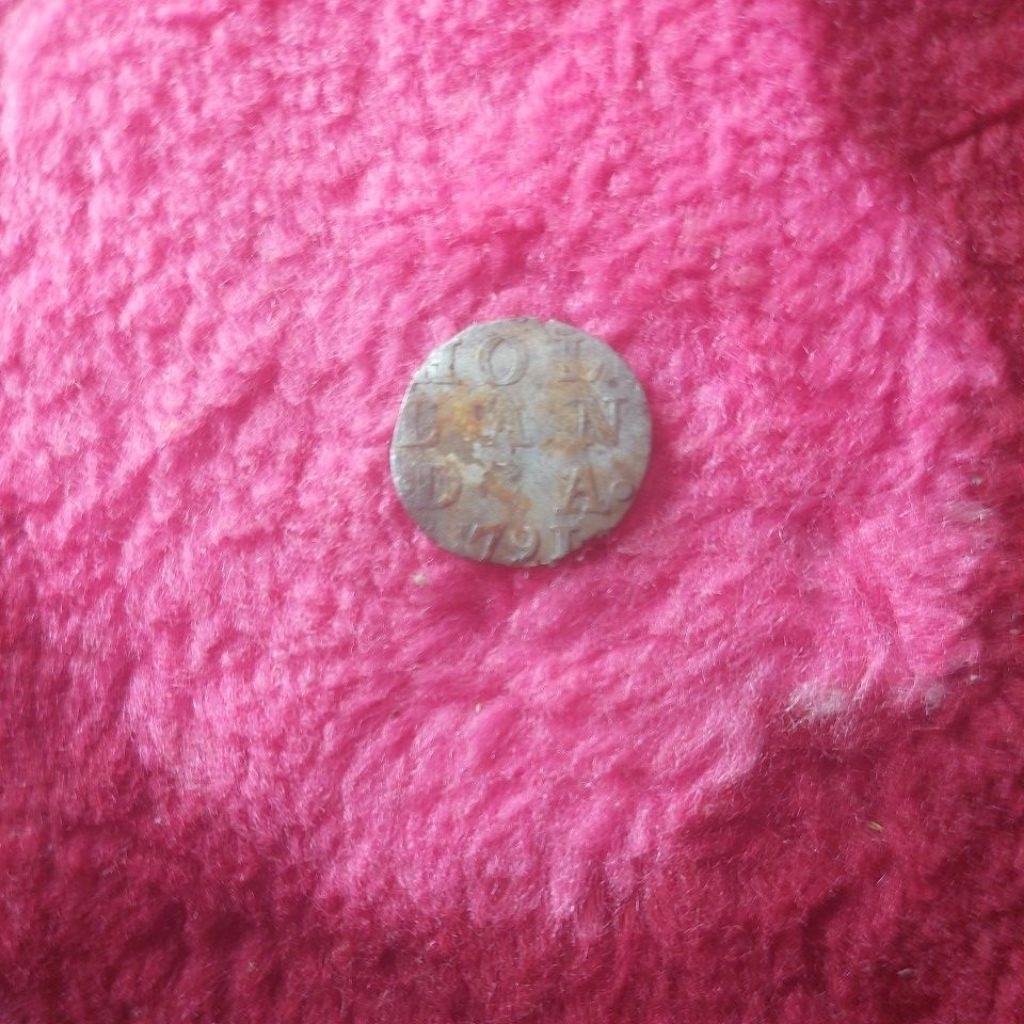 Koin perak holandia tahun 1791. asli