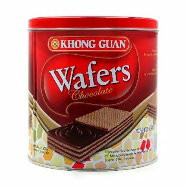 KHONG GUAN Classic Wafer wafers Coklat 600g 600 gram