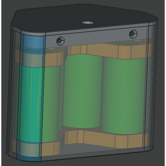 DIY Battery Pack - BOX Holder Lithium Battery 4S 1P Lifepo4 32700