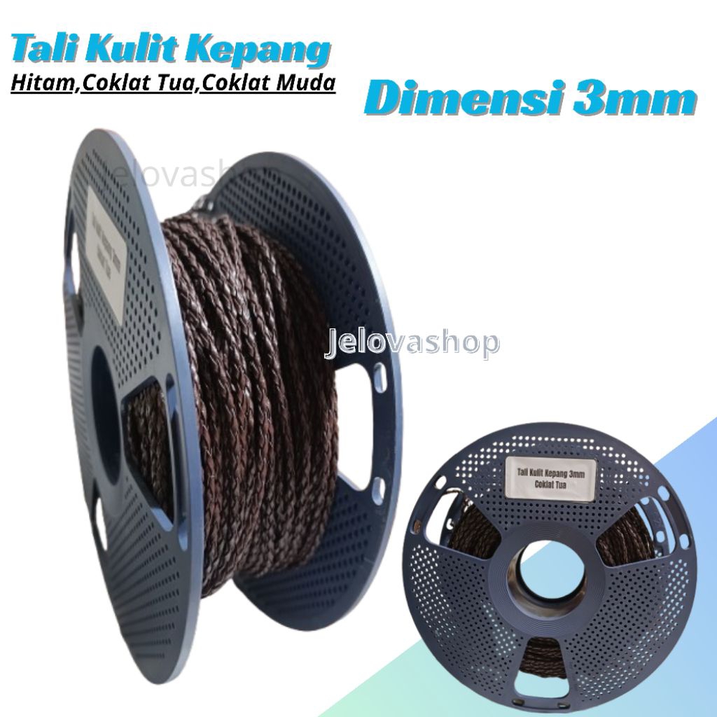 TALI KULIT KEPANG KOREA 3MM/TALI GELANG