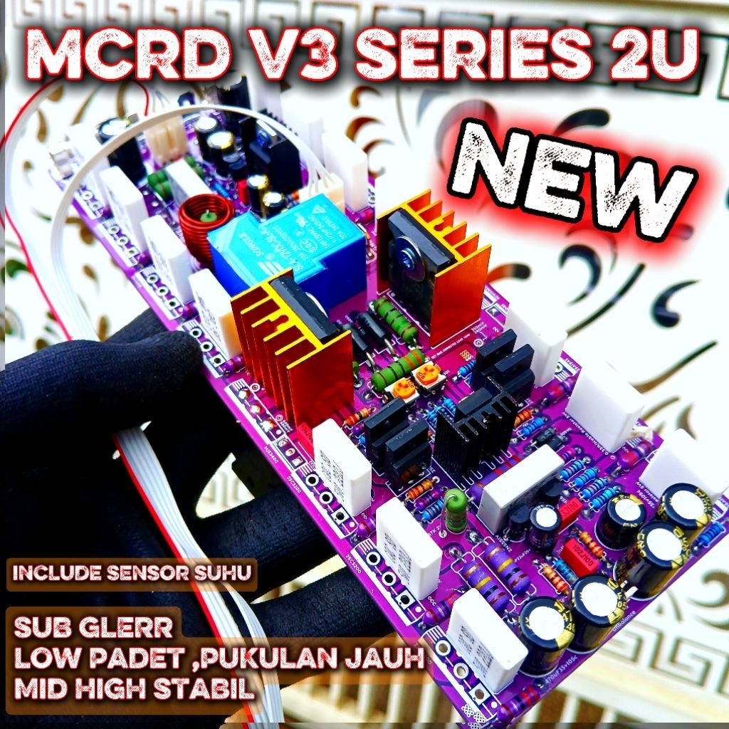 KIT MCRD V3 SERIES Darlington 2U NEW | Amplifier Subwoofer | Long Sub |  Mode Built Up