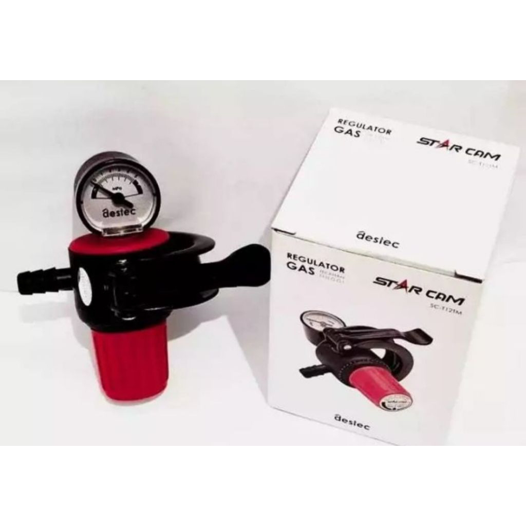 Regulator Gas Kepala Tekanan Tinggi Starcom/Kepala Regulator Gas Destec Starcam Tekanan Tinggi