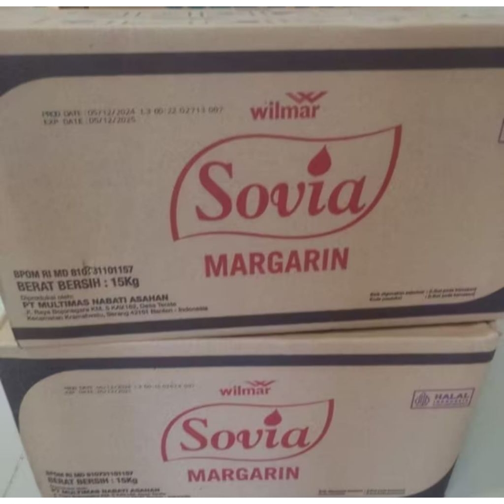 Margarine SOVIA 15Kg