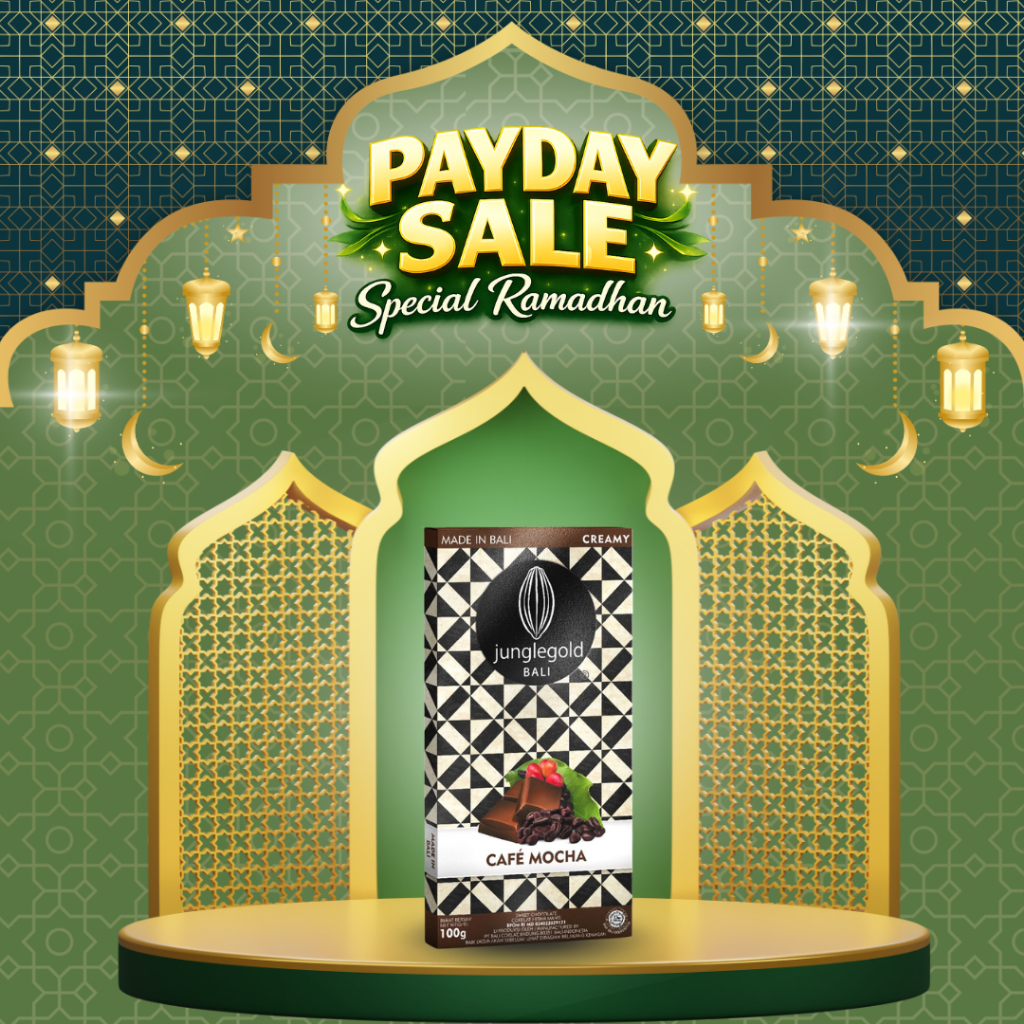 Milk Chocolate Junglegold - Cokelat Susu Vegan Bali 70gr Non Dairy