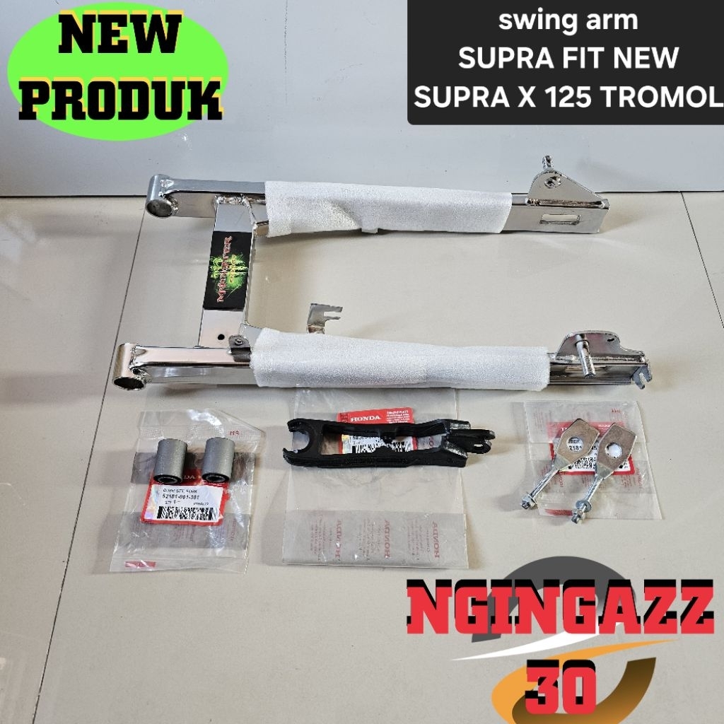SWING ARM SUPRA FIT NEW SUPRA X 125 OLD WARNA CHROME MODEL ORI