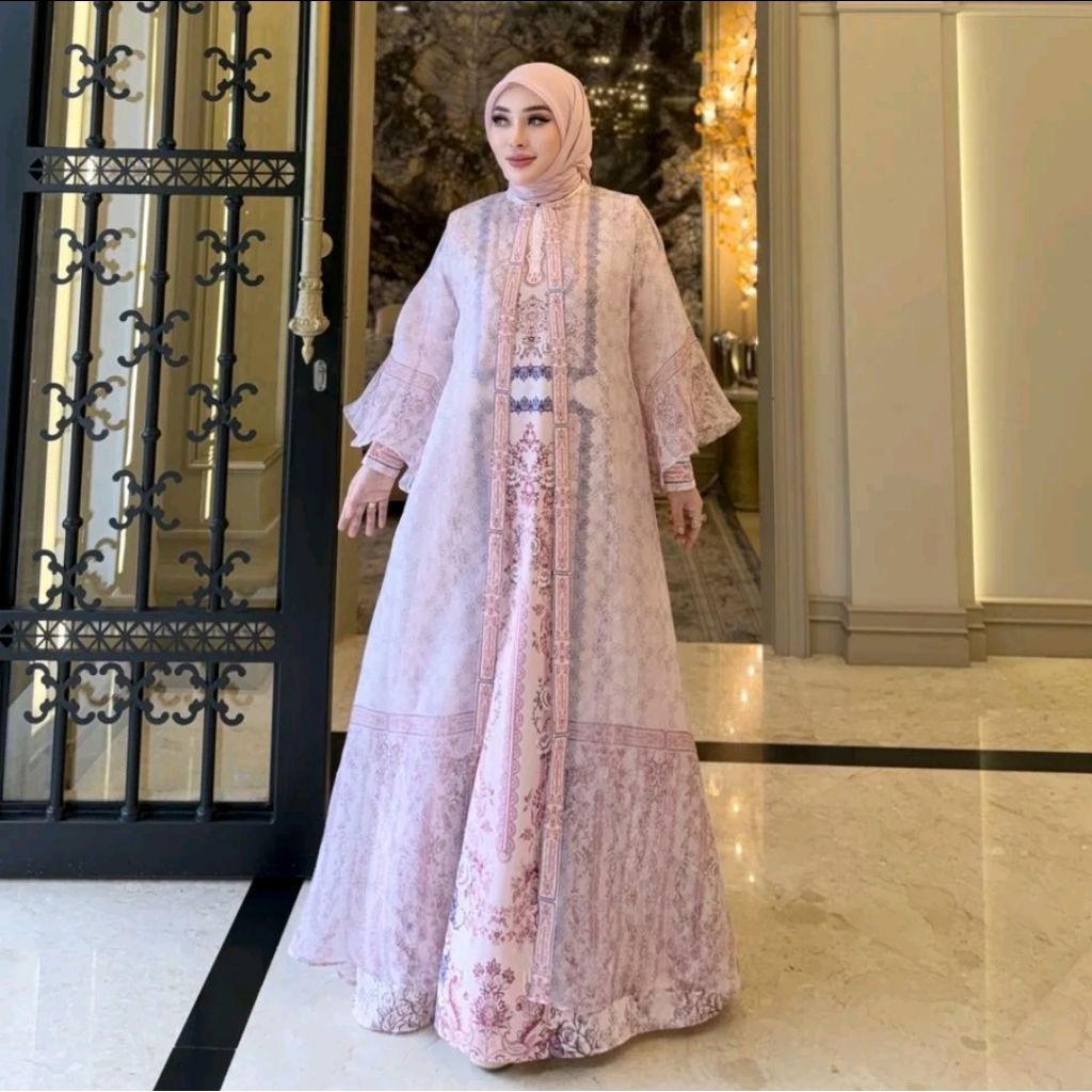 SHELLASAUKIA OFFICIAL ORIGINAL Dress Shellasaukia Terbaru (TANPA HIJAB) GAMIS SHELLASAUKIA TERBARU D