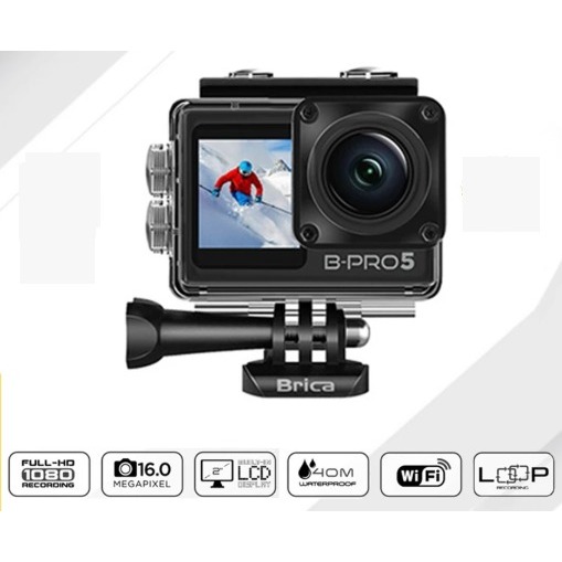 BRICA B-PRO 5 Alpha Edition LiteX BLACK Action Cam Full HD - Garansi Resmi (Second like new)