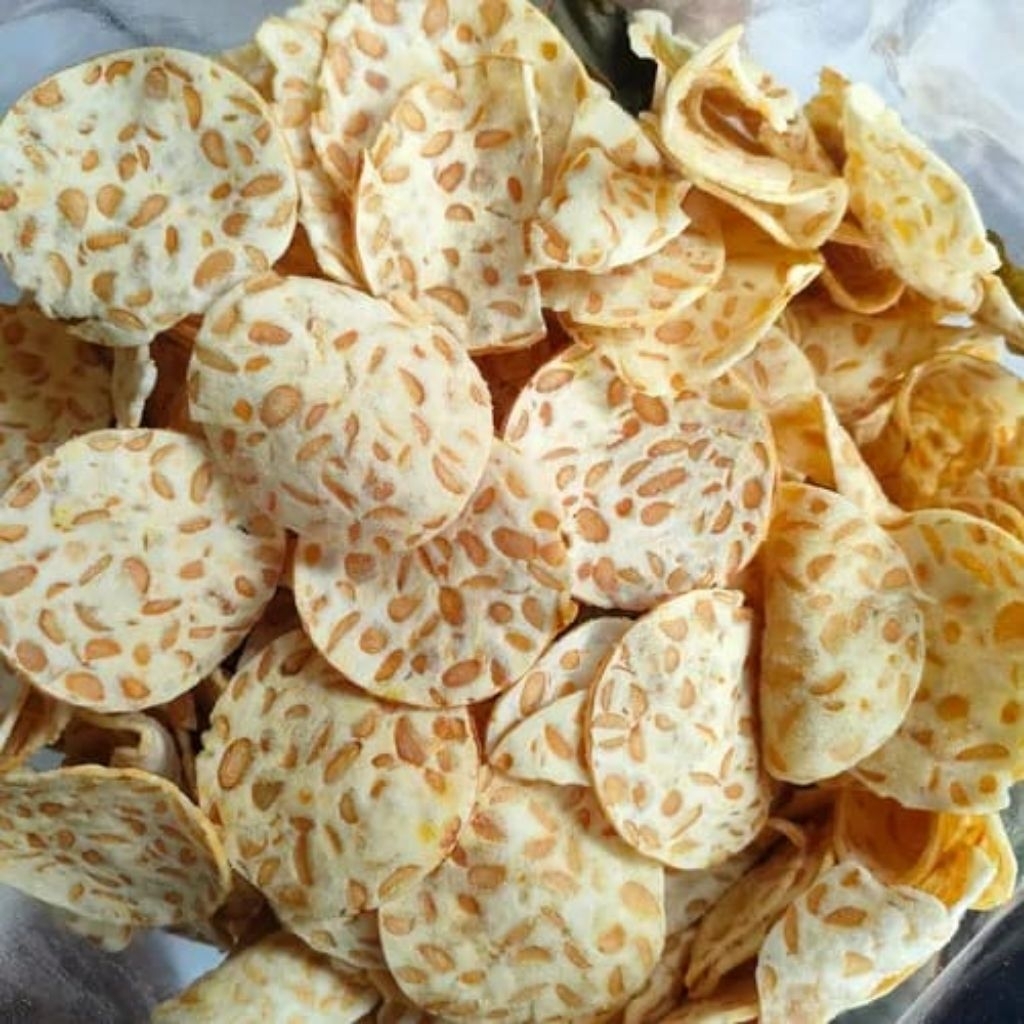 Kripik Tempe Sagu Bulat Gurih 250gr