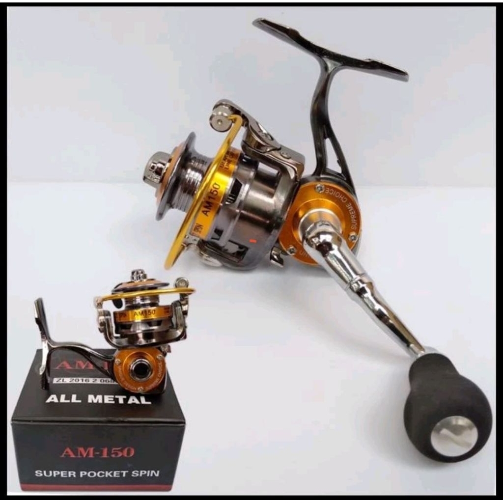 REEL SPINNING MINI / REEL SPINNING MURAH / REEL SPINNING AM-150 ALL METAL