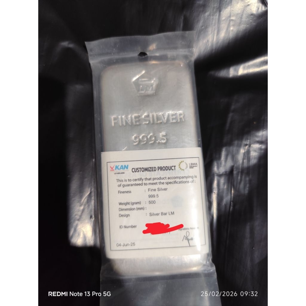 ANTAM PERAK 500gram.