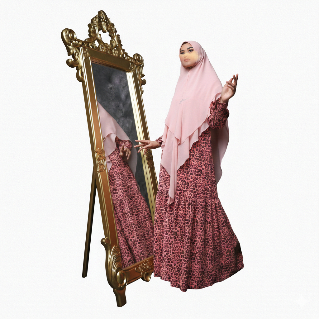 Bugio Clothing Abstracta Leona Gamis Motif Corduroy korduroy - griya_mey