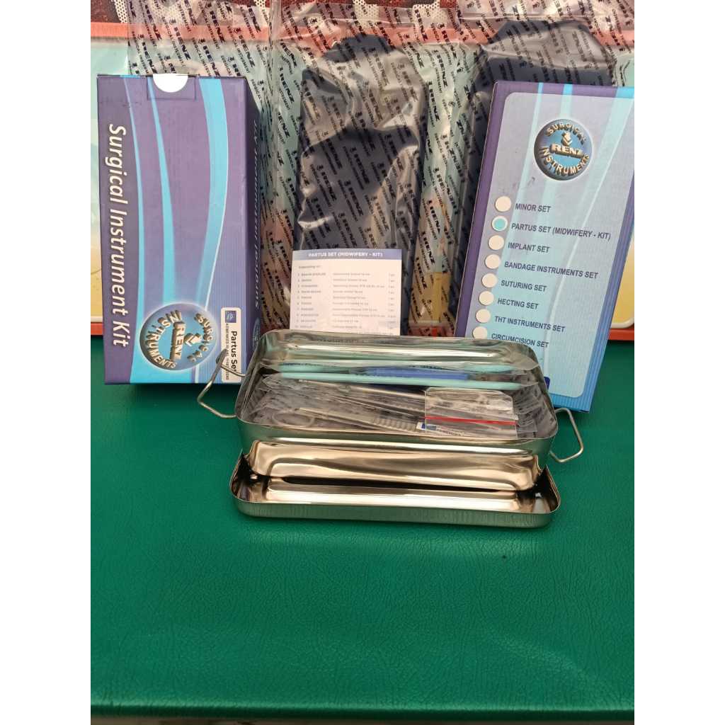 Partus Set Renz / Alat Oprasi Persalinan Kebidanan / Renz Surgical