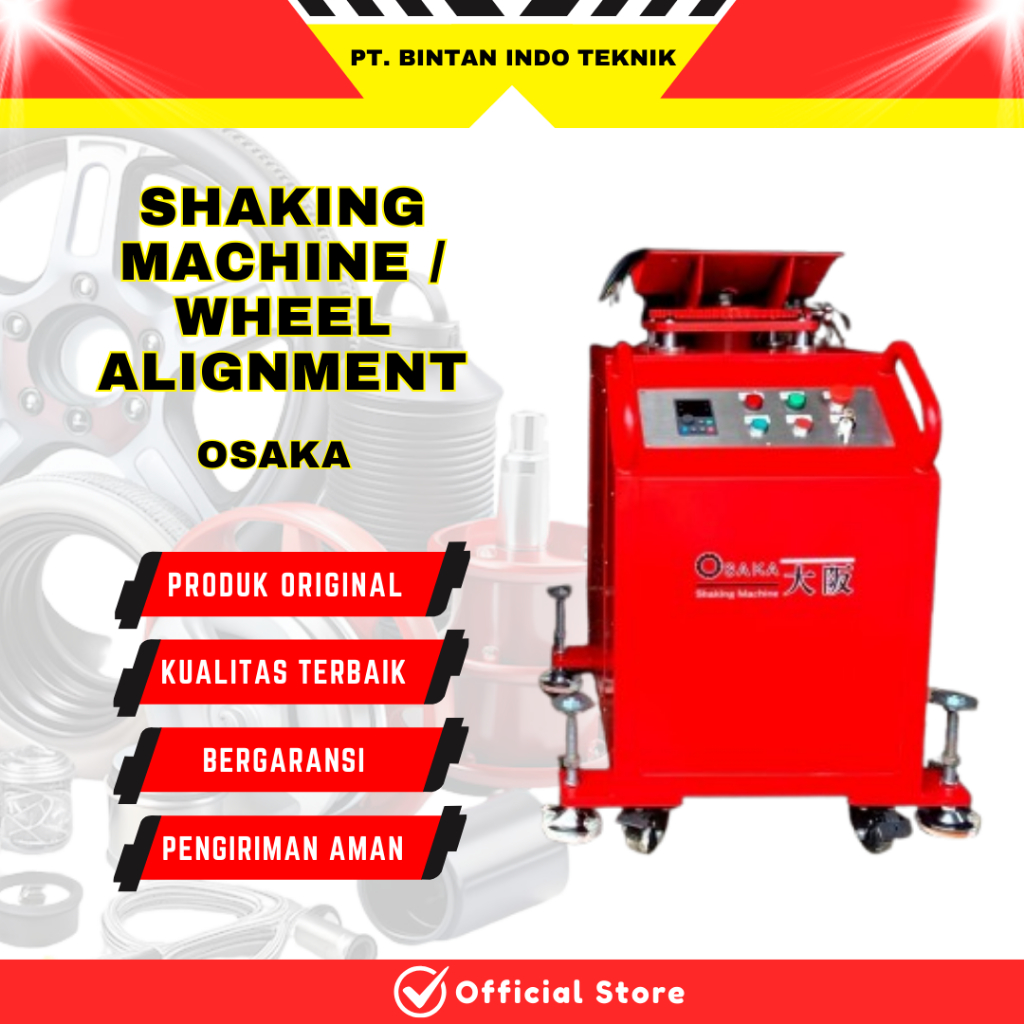 Wheel Alignment Tyre Shaking Machine Tire Shaking Peralatan Bengkel Otomotif Osaka