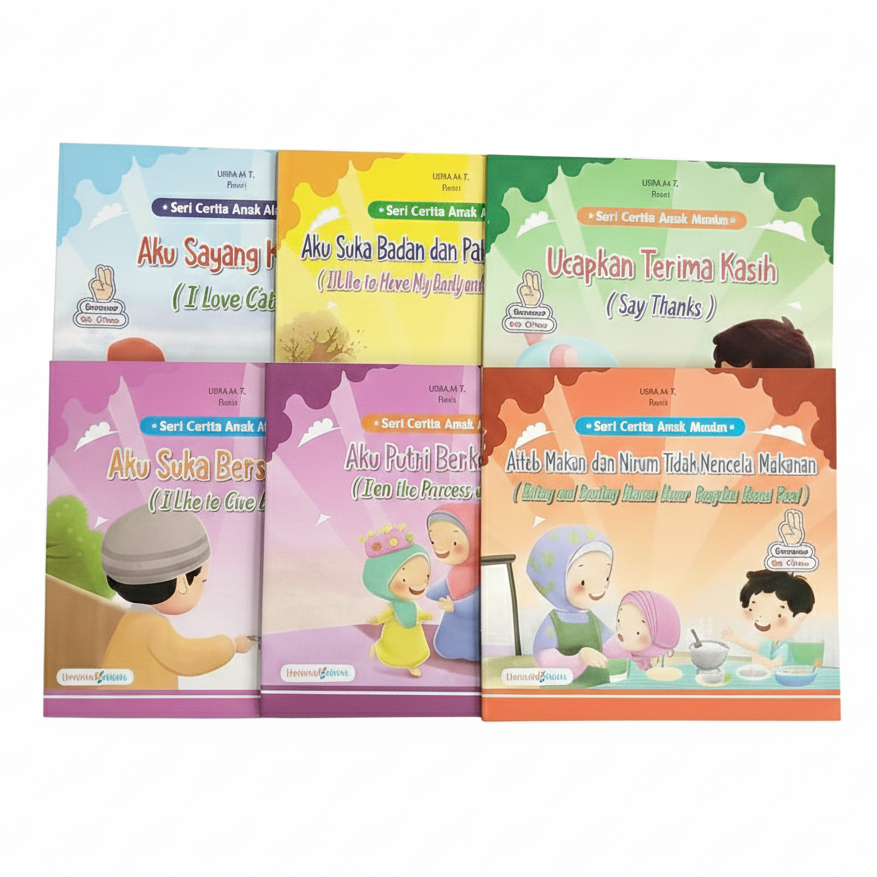 COD Paket Buku Komik Edukasi Cerita Dongeng Kisah Anak Bayi Balita Islami Muslimah Murah
