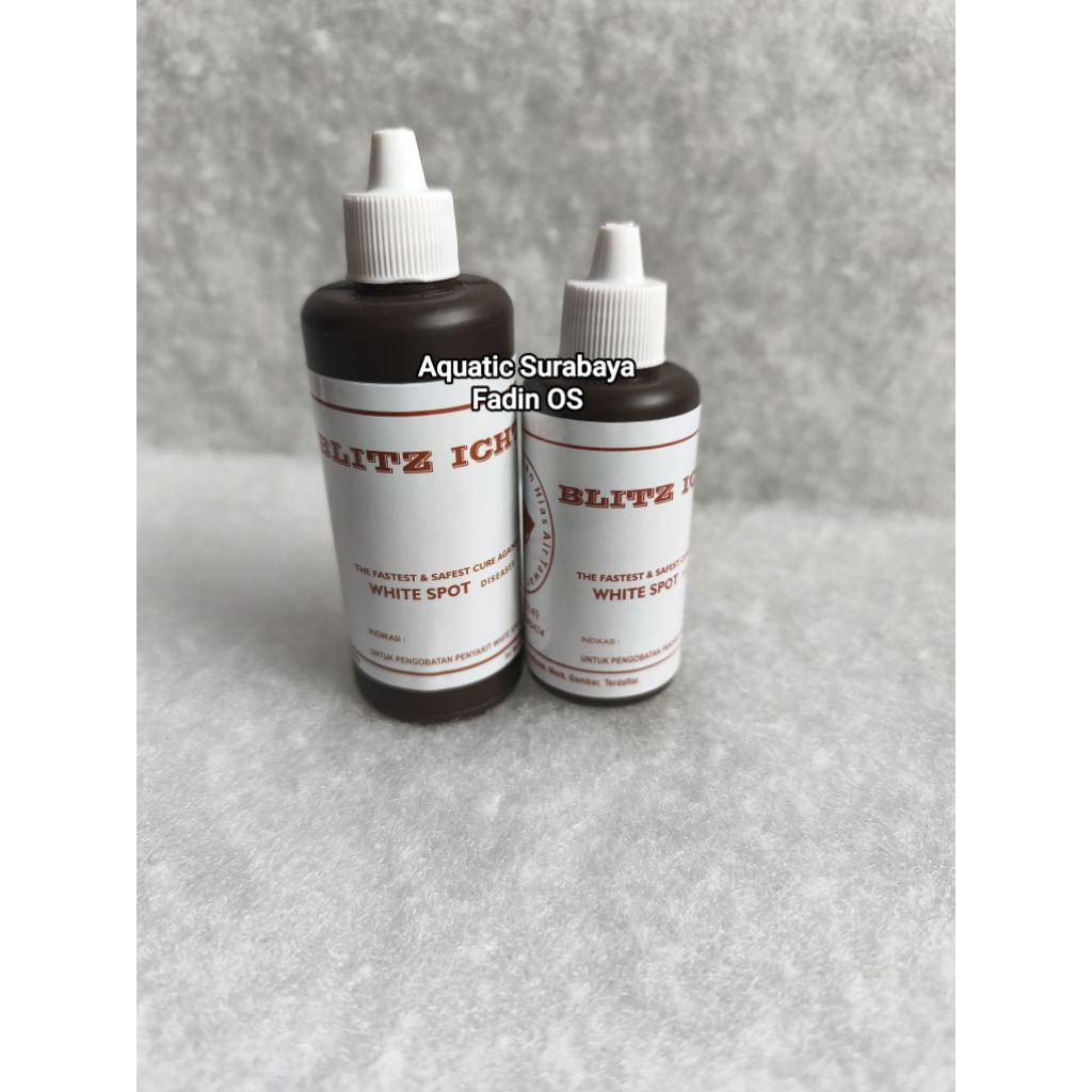 BLITZ ICHT OBAT IKAN WHITE SPOT BLITZ ICH 50 CC 100 CC OBAT IKAN HIAS