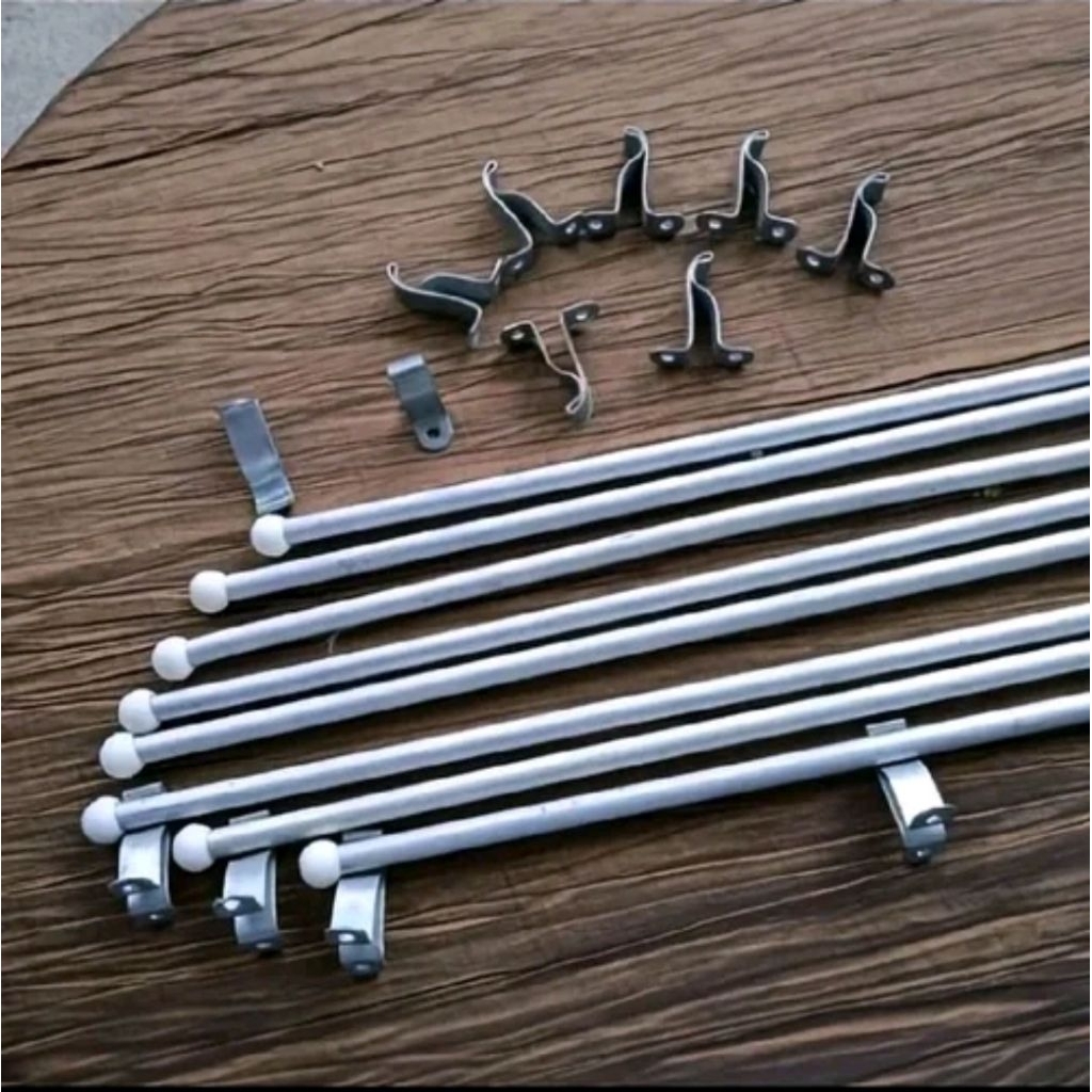 besi stik gorden kupu kupu alumunium minimalis 1pcs dengan desain modern minimalis