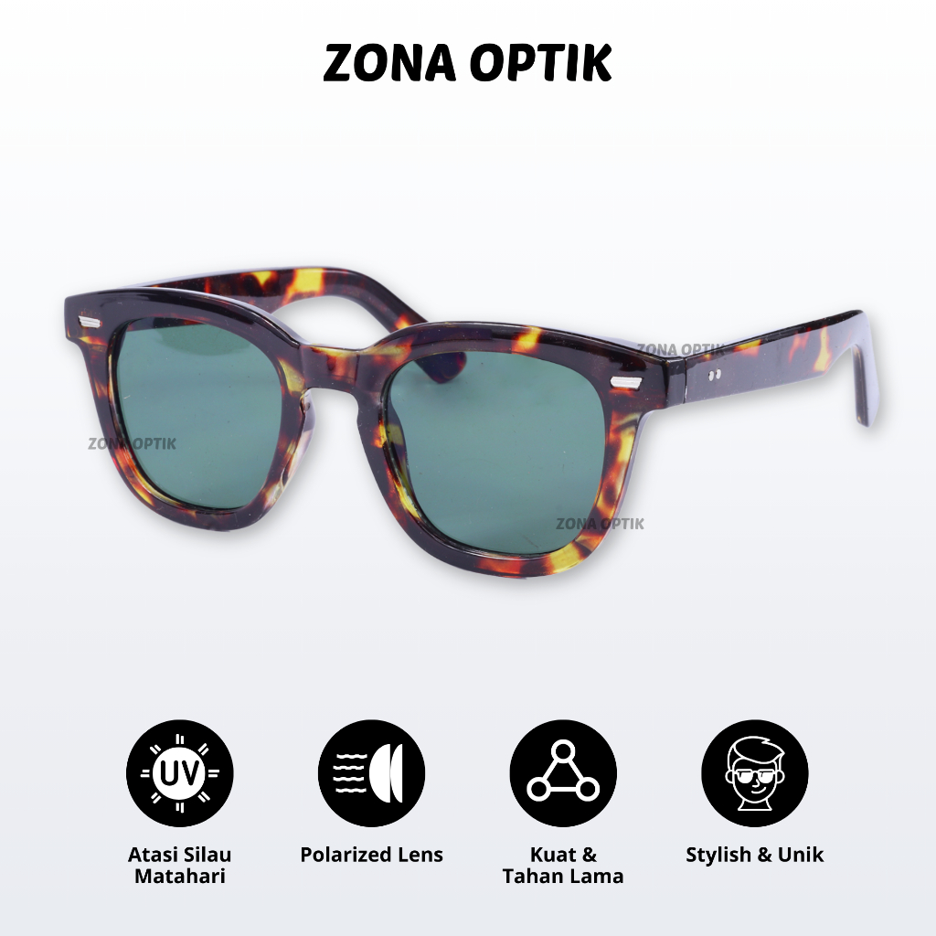 Kacamata Skena Kalcer Sunglasses Bold Pria Wanita Anti Uv Leopard Stylish Trendi