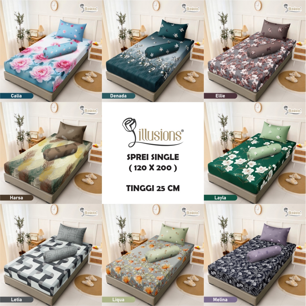 Illusions - Sprei Single 120x200 T25