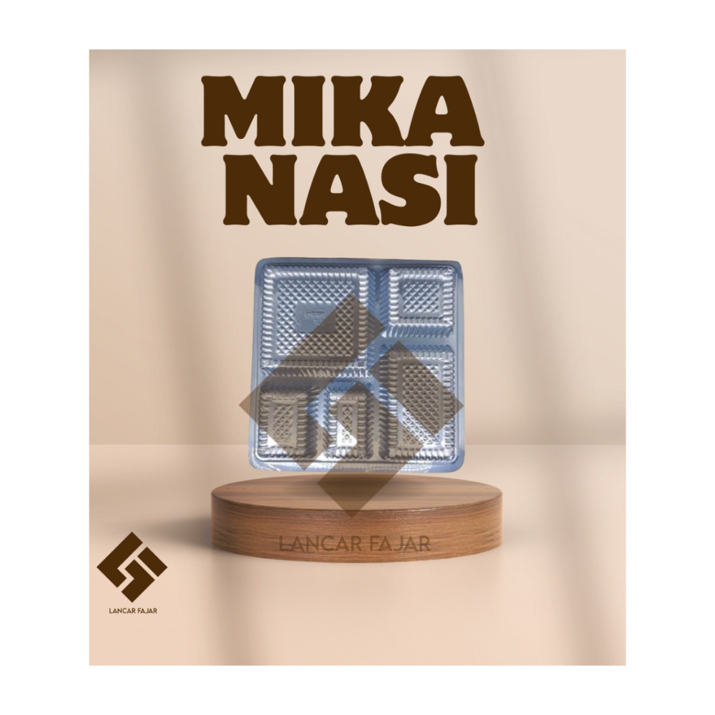 [100 biji] MIKA NASI KATERING 20x20 / MIKA NASI SEKAT 5 / MIKA PREMIUM UNTUK DUS MAUPUN THINWALL / M