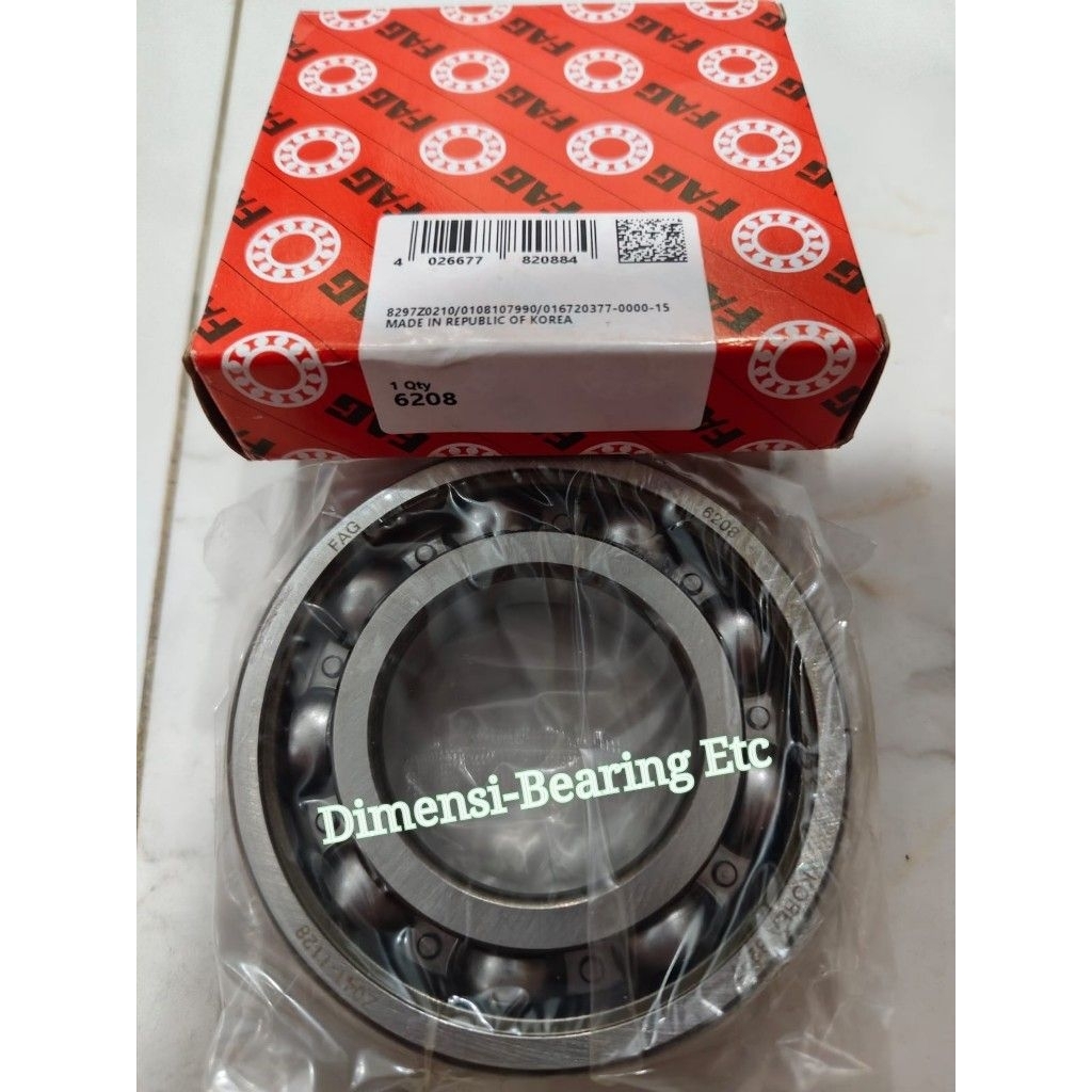 6208 BALL BEARING