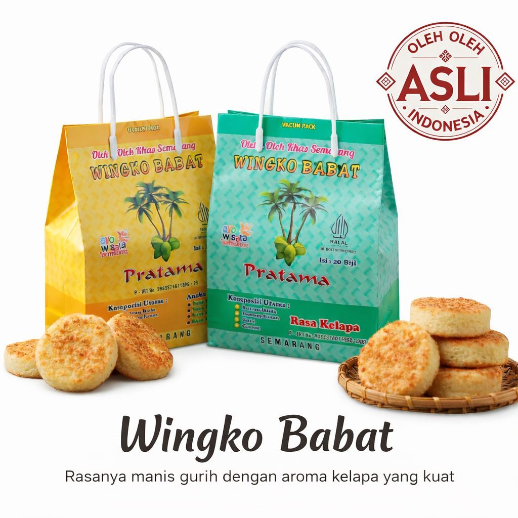 Wingko Babat Semarang Kue Merk Pratama Khas Semarang Isi 20