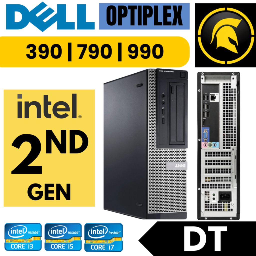 PC Dell 390 / 790 / 990 DT Desktop Gen 2 Core i3 / i5/ i7 Socket 1155