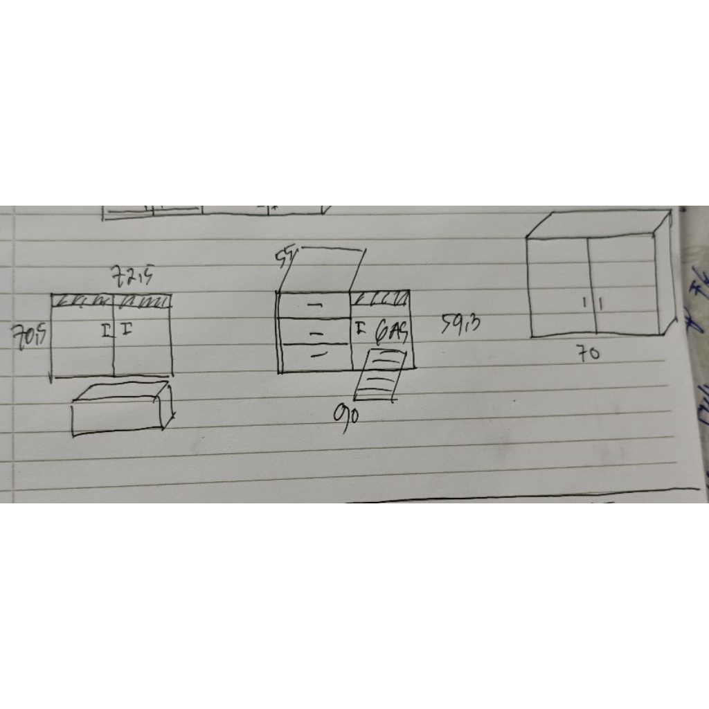KITCHEN SET ALUMUNIUM PUTIH CUSTOM