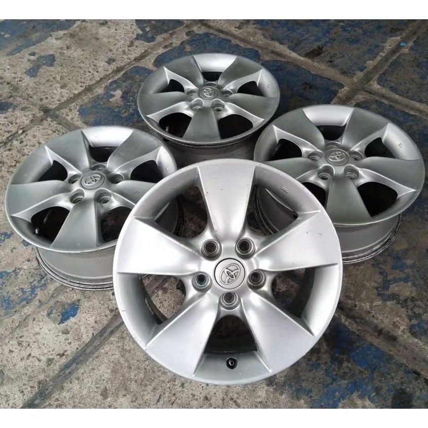 Velg Second Toyota Rush Ring 16 OEM Warna Silver