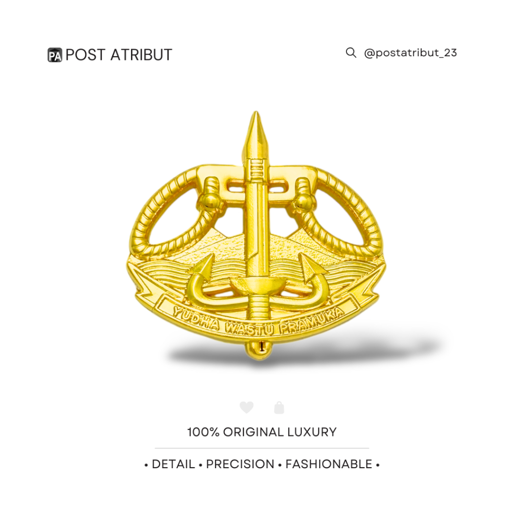 LARIS 100% LUXURY BREVET YUDHA WASTU PRAMUKA TNI AD / WINGS YUDHA WASTU / ANGKATAN DARAT / PDH PDU