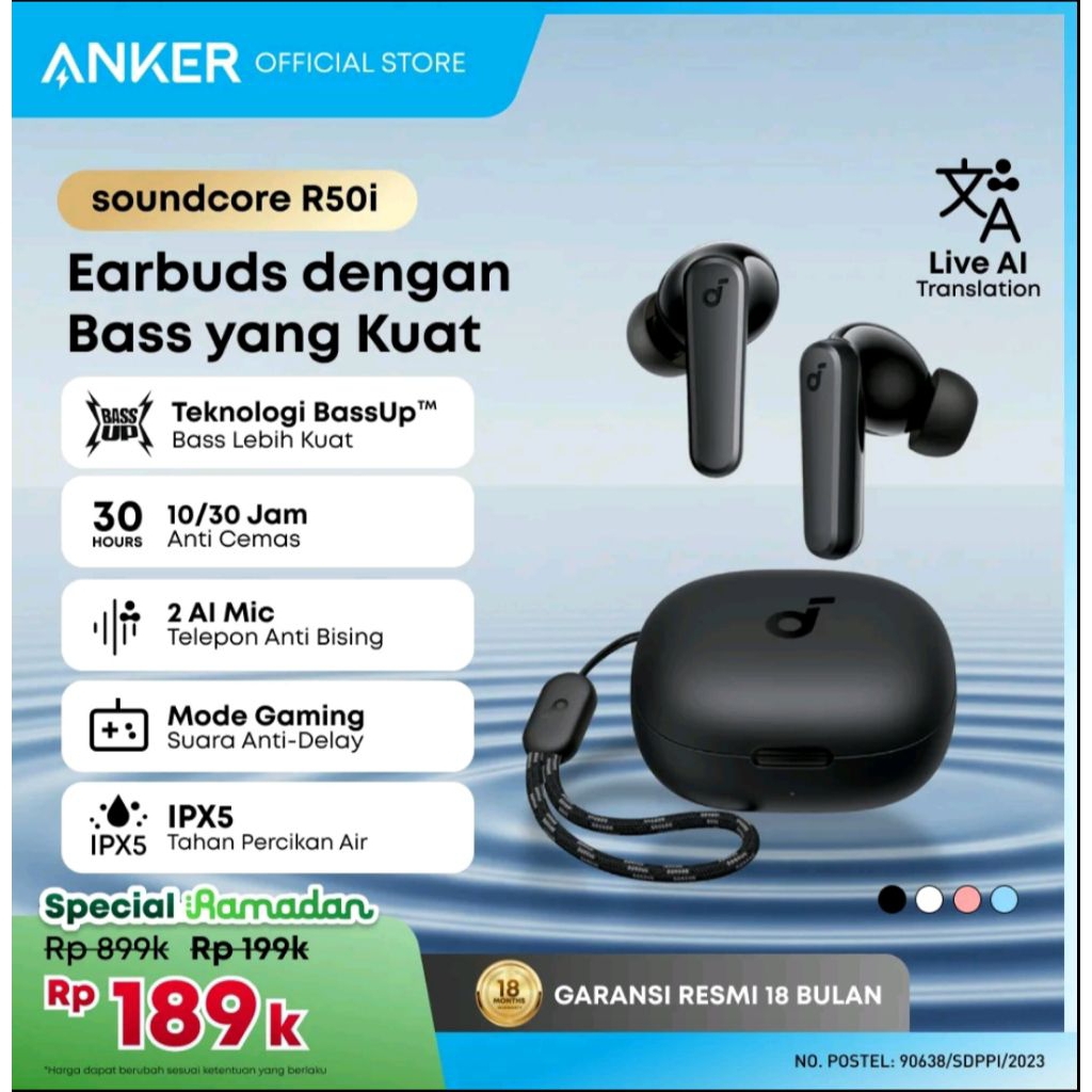 TWS Anker Soundcore R50i Original