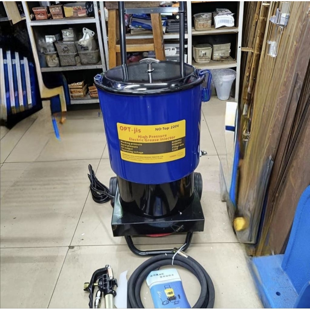 Electric grease pump 15 liter 220 v / 1 phase Grease pump elektrik