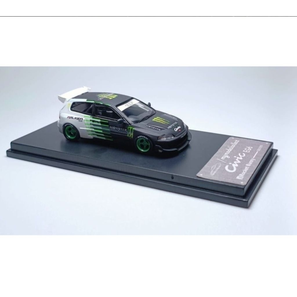 MYMODELCOLLECT Civic EG6 Monster Livery Die-cast Car