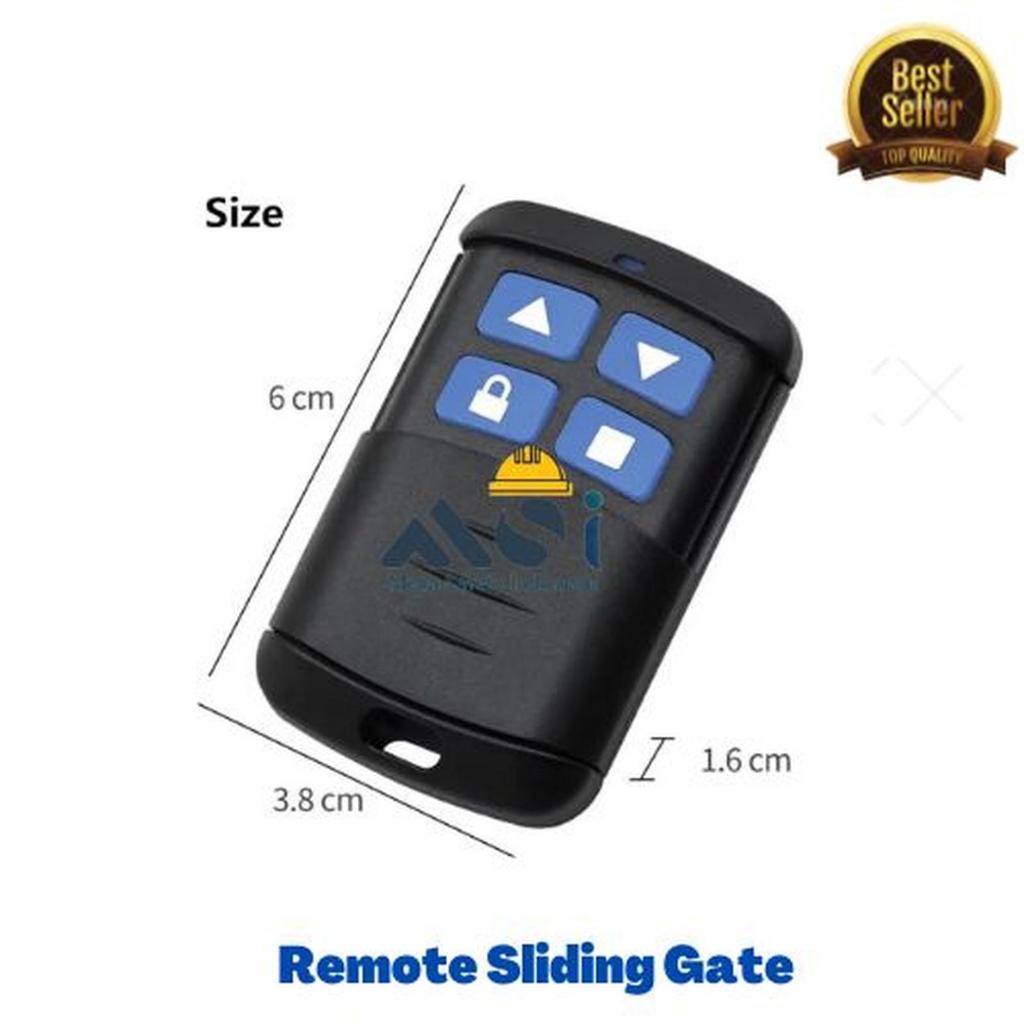 Remote Otomatis Sliding Gate 433 MHz 4 Tombol Kompatibel ISG Protech