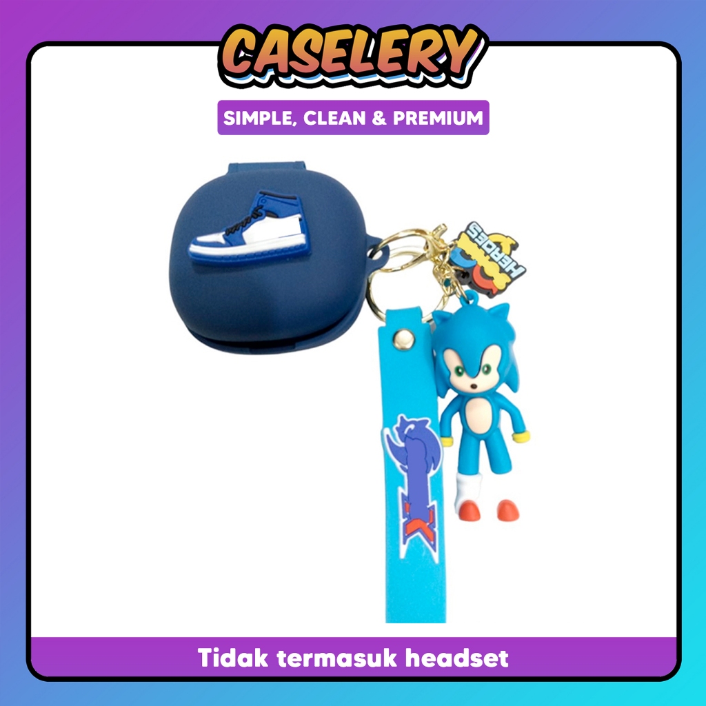 [R50i] Case Karakter Soundcore R50i Anker Jordan Biru Premium Quality Soft Silicon