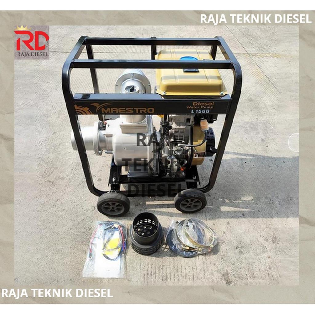 Mesin Pompa Air Sawah Irigasi Diesel Solar Alkon 6 Inch Electric Starter Waterpump Water Pump 6inch 