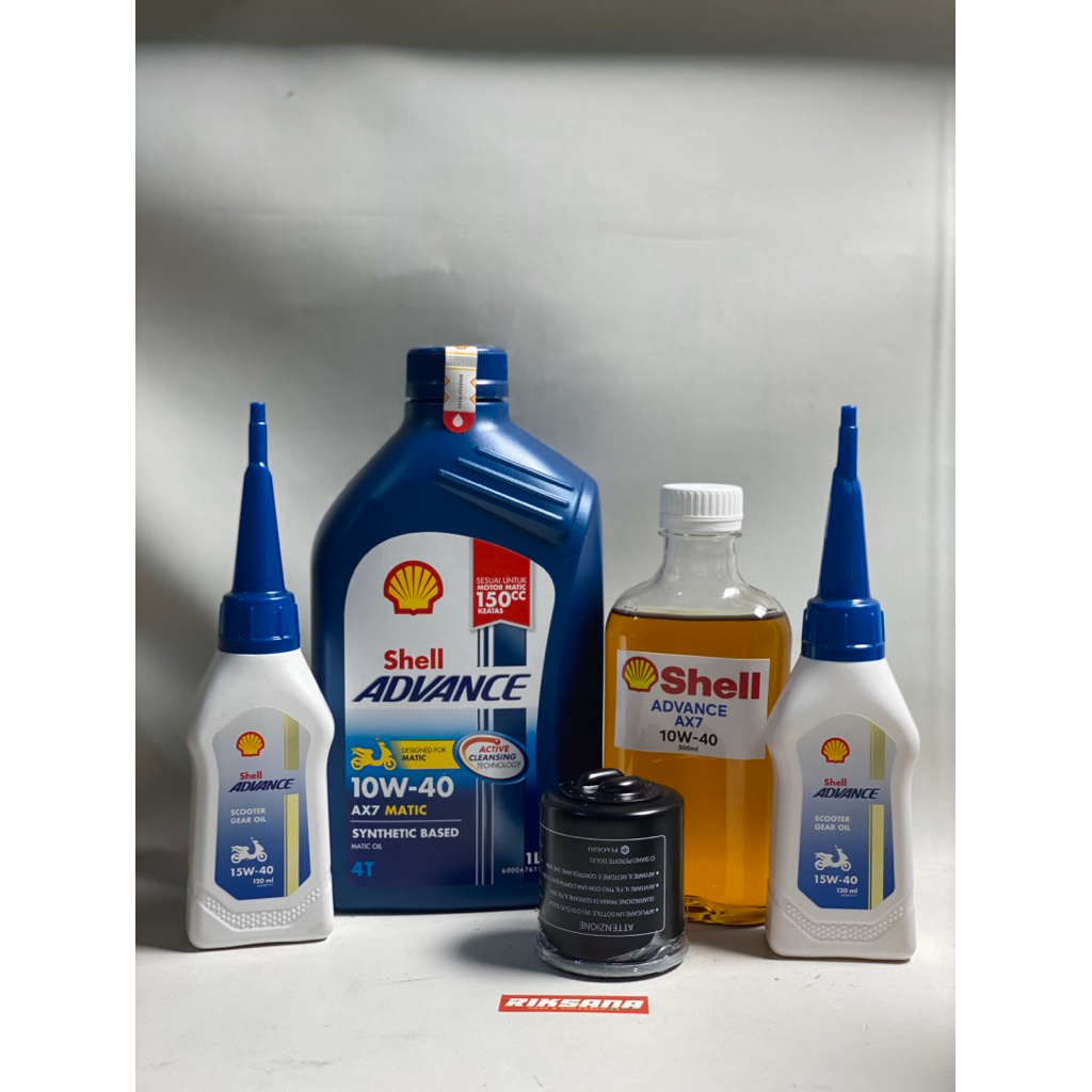 Paket Oli Mesin Vespa Matic Sprint Primavera Lx Lxv Vespa S GTS 3v Iget Original