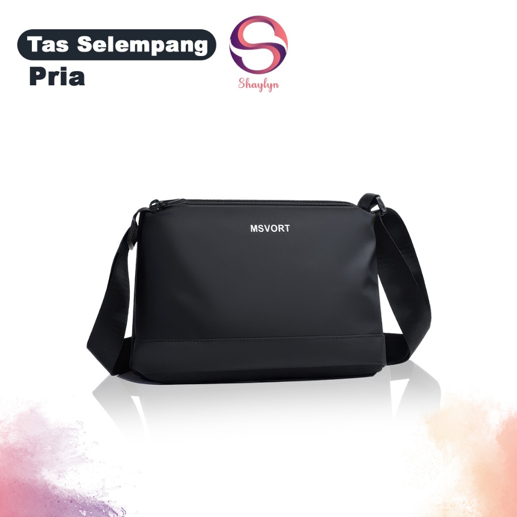 Tas Selempang Waterproof  Pria/Wanita Polos Keren Tas Bahu Slingbag Unisex Terbaru - ZL005