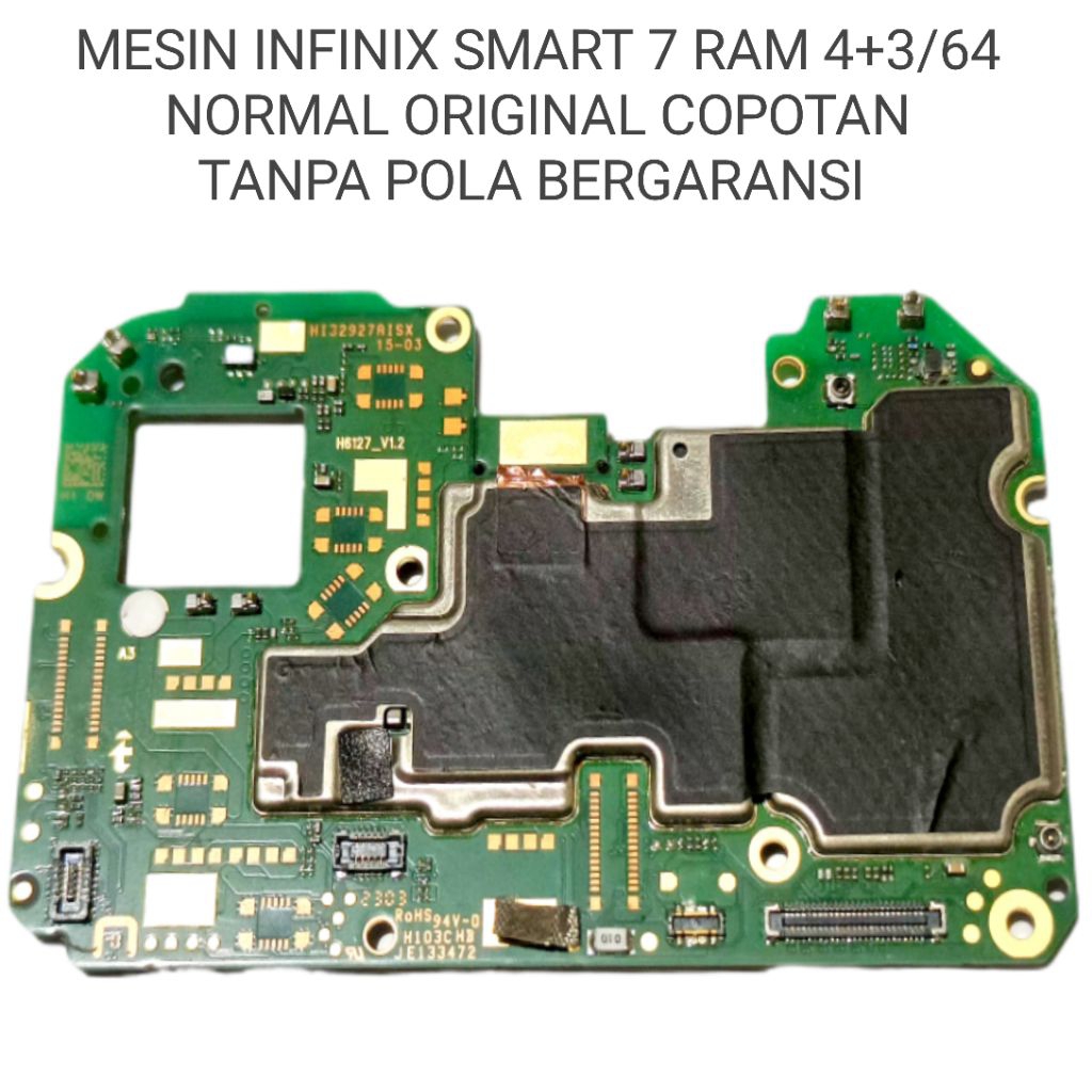 MESIN INFINIX SMART 7 RAM 4+3/64 NORMAL ORIGINAL COPOTAN TANPA POLA BERGARANSI