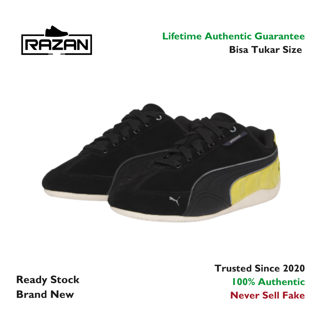 Puma Speedcat Scuderia Ferrari Black Speed Yellow 100% Authentic Original