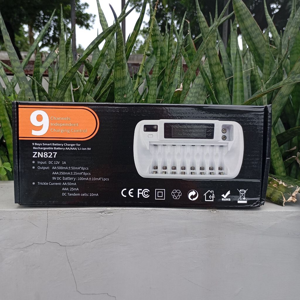 Charger 9 slot setipe rydbatt aa mini 4wd