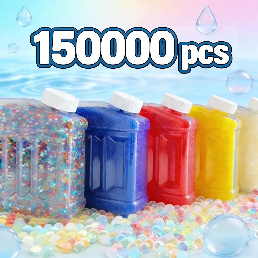 150,000 Gel-Water Gel Blaster Balls 7-8mm Ball Water Grosir Jelly Ball Media Tanaman Hydrogel Mainan