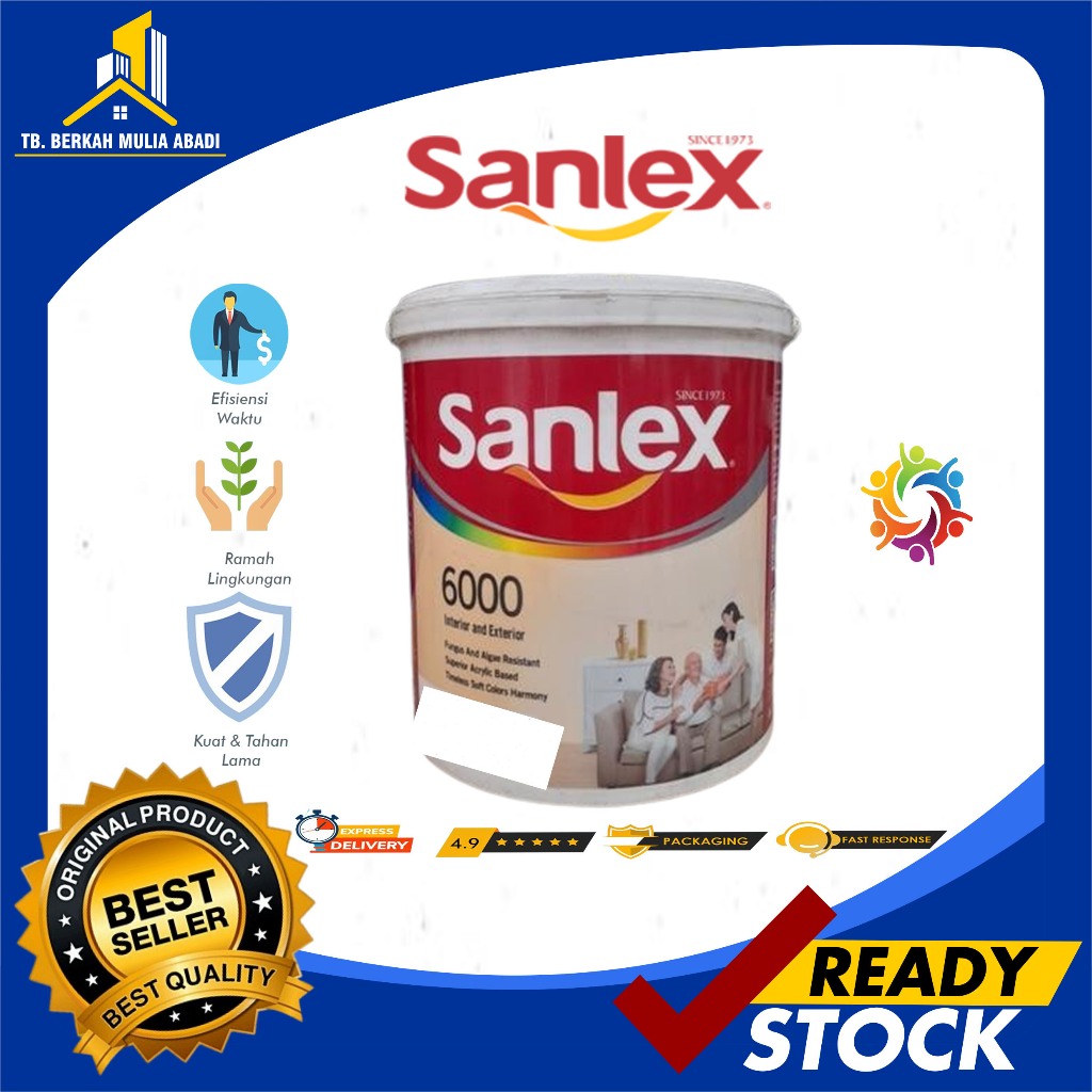 SANLEX CAT TEMBOK INTERIOR/EXTERIOR 5KG