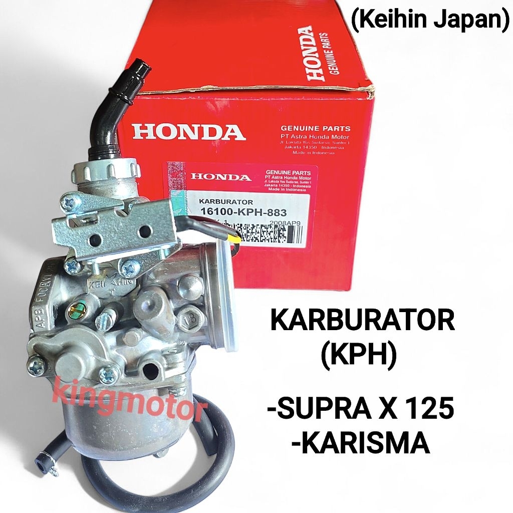 KARBURATOR KARBU (KPH) KARISMA SUPRA X 125 KIRANA WAVE 125